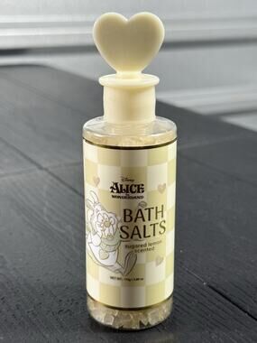 Disney Alice In Wonderland Bath Salts Sugared Lemon Scent New Limited Edition